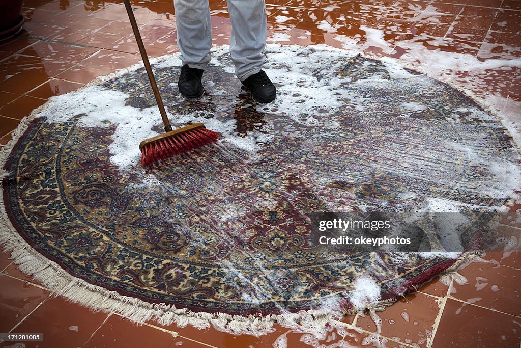 Washing Rugs High-Res Stock Photo - Getty Images