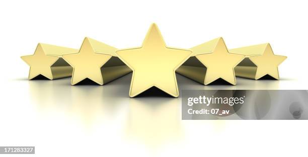 five stars - 5 stars stockfoto's en -beelden