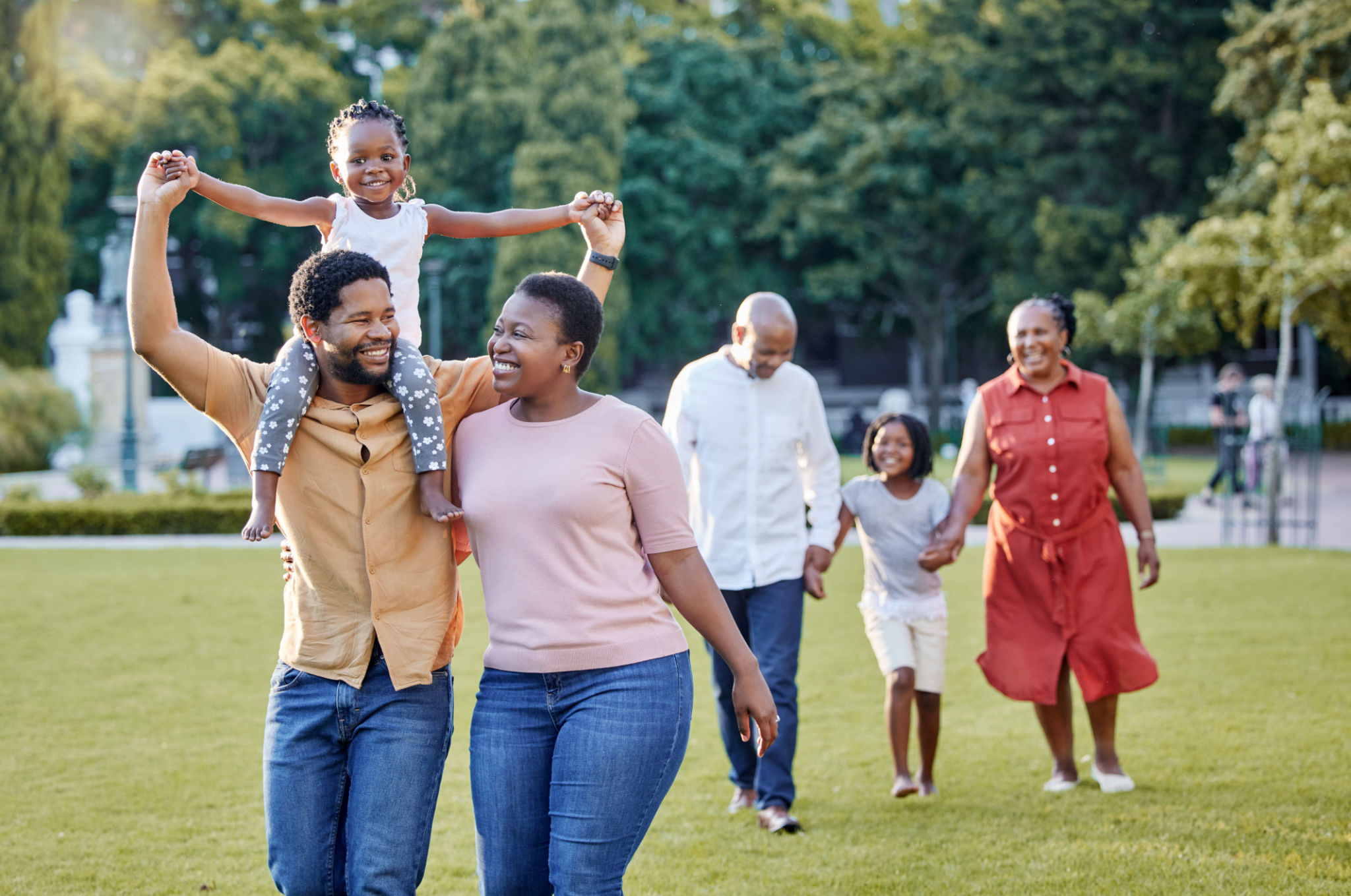 black family support