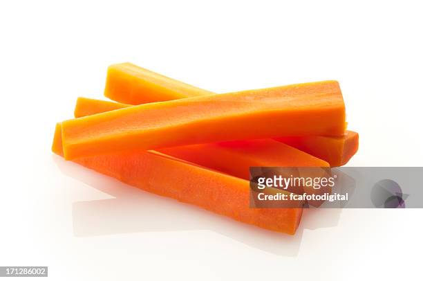 carrot sticks - carrot isolated stock pictures, royalty-free photos & images