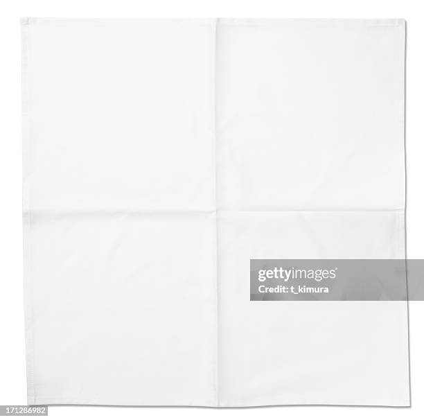 manteles de lino blanco - handkerchief fotografías e imágenes de stock