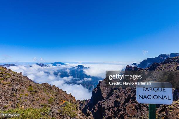 caldera de taburiente national park, la palma - caldera stock pictures, royalty-free photos & images