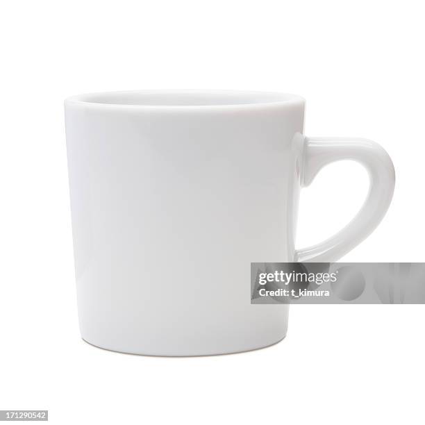 white mug - blank coffee cup stock pictures, royalty-free photos & images