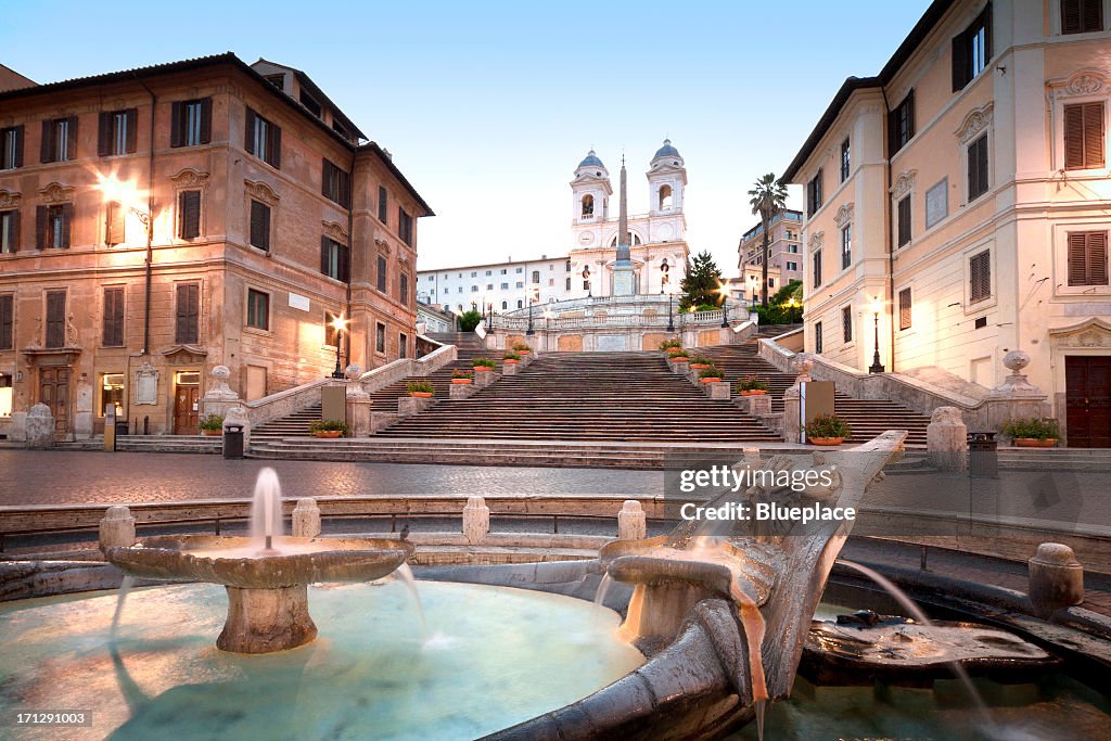 Der Spanischen Treppe, Rom, Italien
