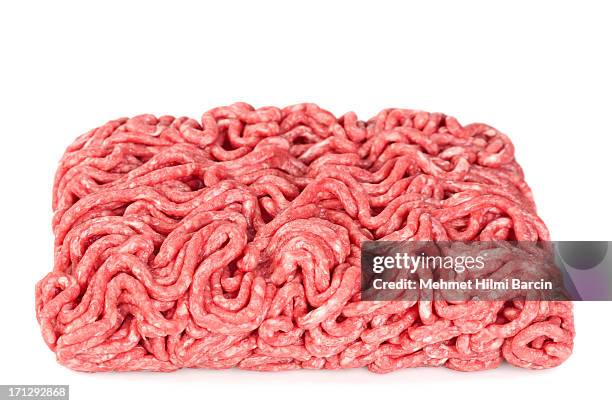 raw ground beef - beef stock pictures, royalty-free photos & images