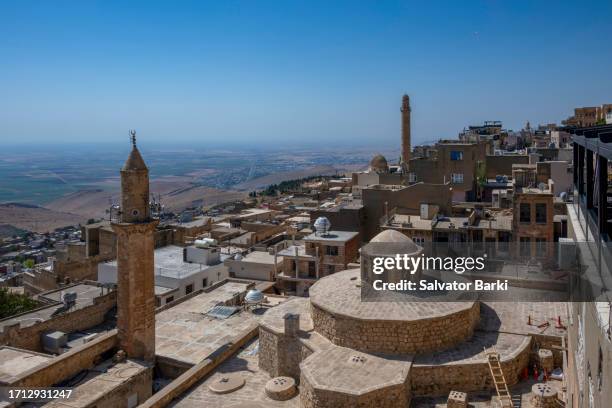 over the roofs of old mardin - circa 14th century stock pictures, royalty-free photos & images