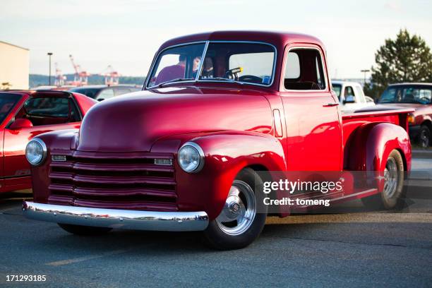 chevrolet 3100 advance design - chevrolet stock pictures, royalty-free photos & images