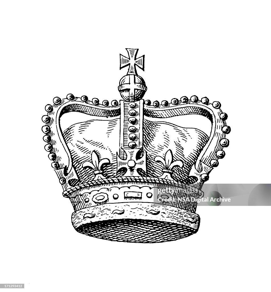 Royal Crown du Royaume-Uni/Historic Monarchie symboles