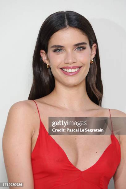 Sara Sampaio attends the Stella McCartney in Womenswear Spring/Summer 2024 show as part of Paris Fashion Week on October 02, 2023 in Paris, France.