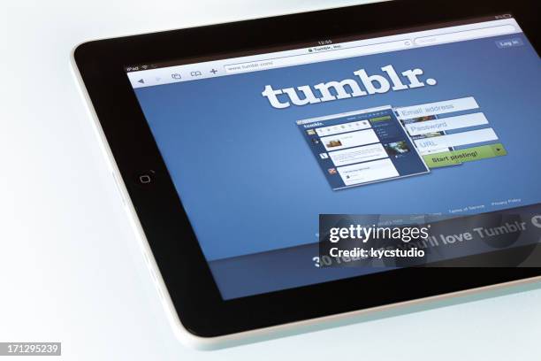 tumblr ページにアップル来場 - tumblr ストックフォトと画像