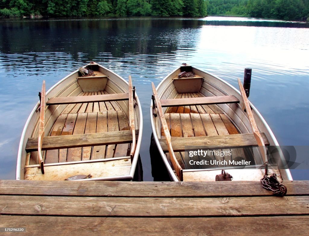 Rowing boats