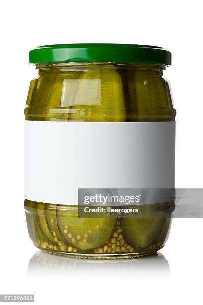 pickled gherkins - gherkin stock pictures, royalty-free photos & images