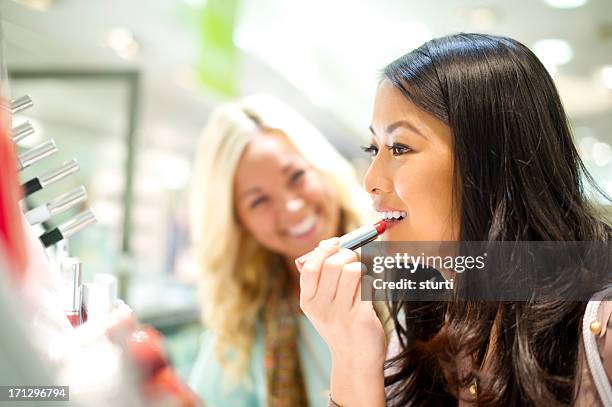 make up counter - makeup counter stock pictures, royalty-free photos & images