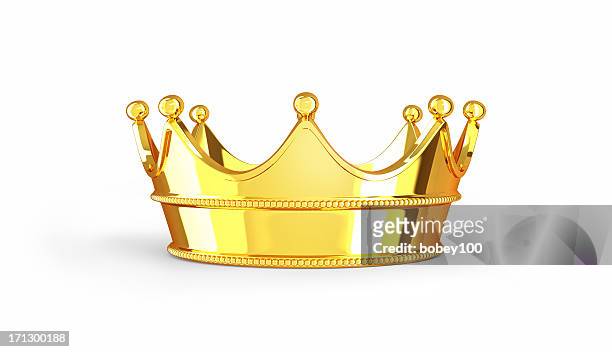 golden crown - troon stockfoto's en -beelden