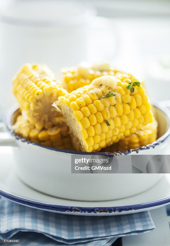 Steamed Corn