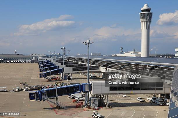 airport terminal - chubu centrair international airport stock pictures, royalty-free photos & images