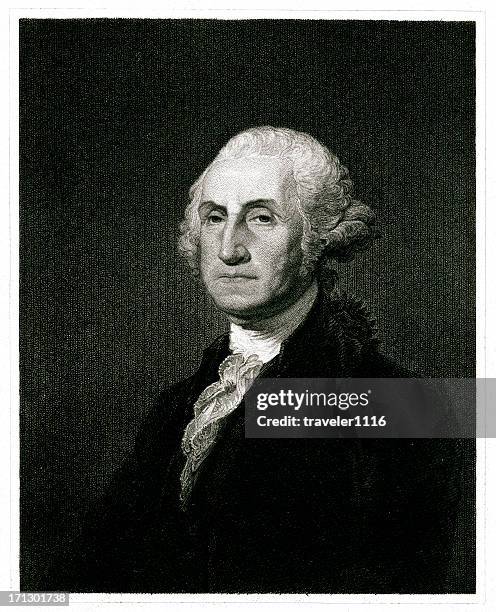 george washington - declaration of independence stock-grafiken, -clipart, -cartoons und -symbole