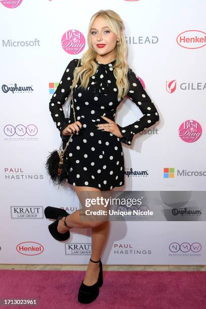 Alyvia Alyn Lind attends the 2023 Best In Drag Show Benefitting Alliance For Housing And Healing The Housing Arm Of APLA Health at The Orpheum...