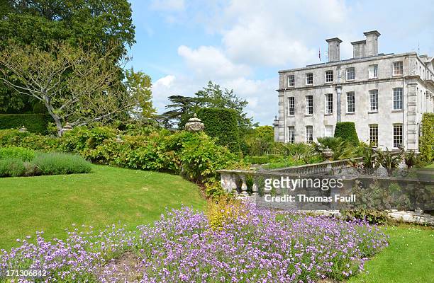 country house and garden - english culture stock pictures, royalty-free photos & images