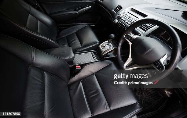 interior of a modern car - sedan stock pictures, royalty-free photos & images