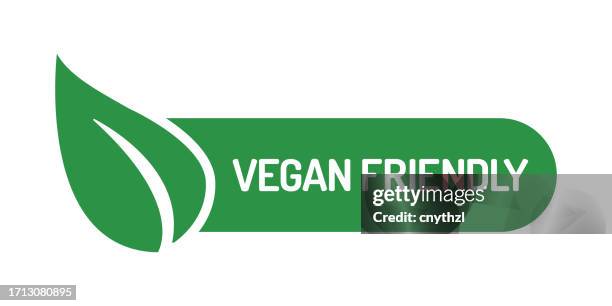 vegan friendly logo design. raw, healthy food badge for cafe, restaurants and packaging - vegetarian pizza stock illustrations