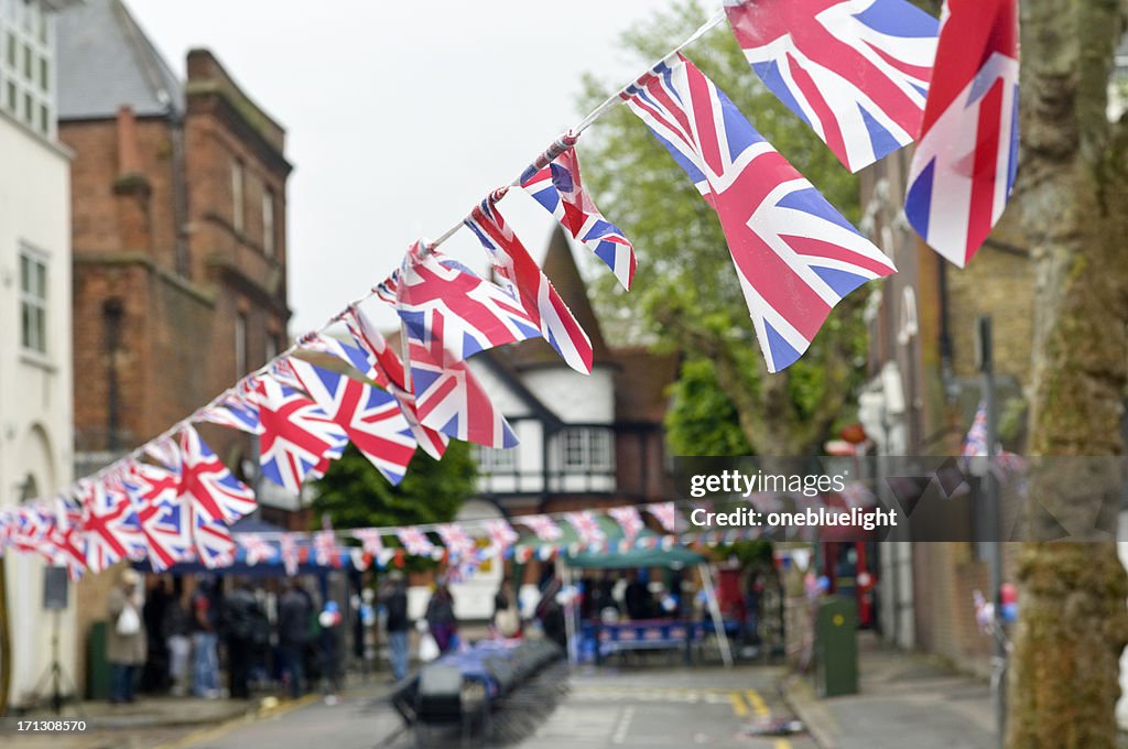 Kunststoff-Union Jack Flagge Bunting