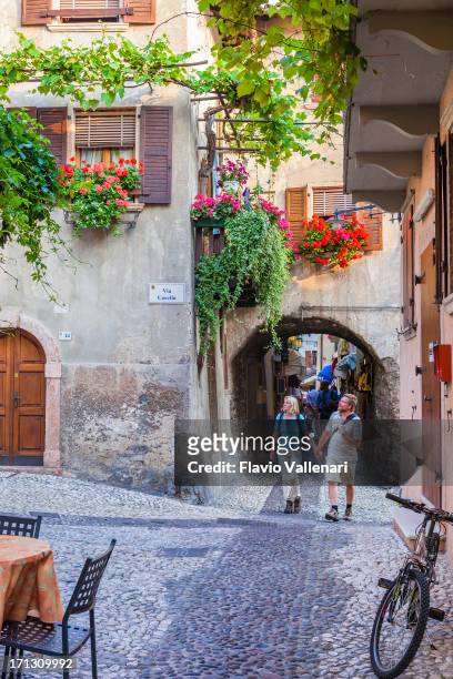 malcesine, italy - malcesine stock pictures, royalty-free photos & images