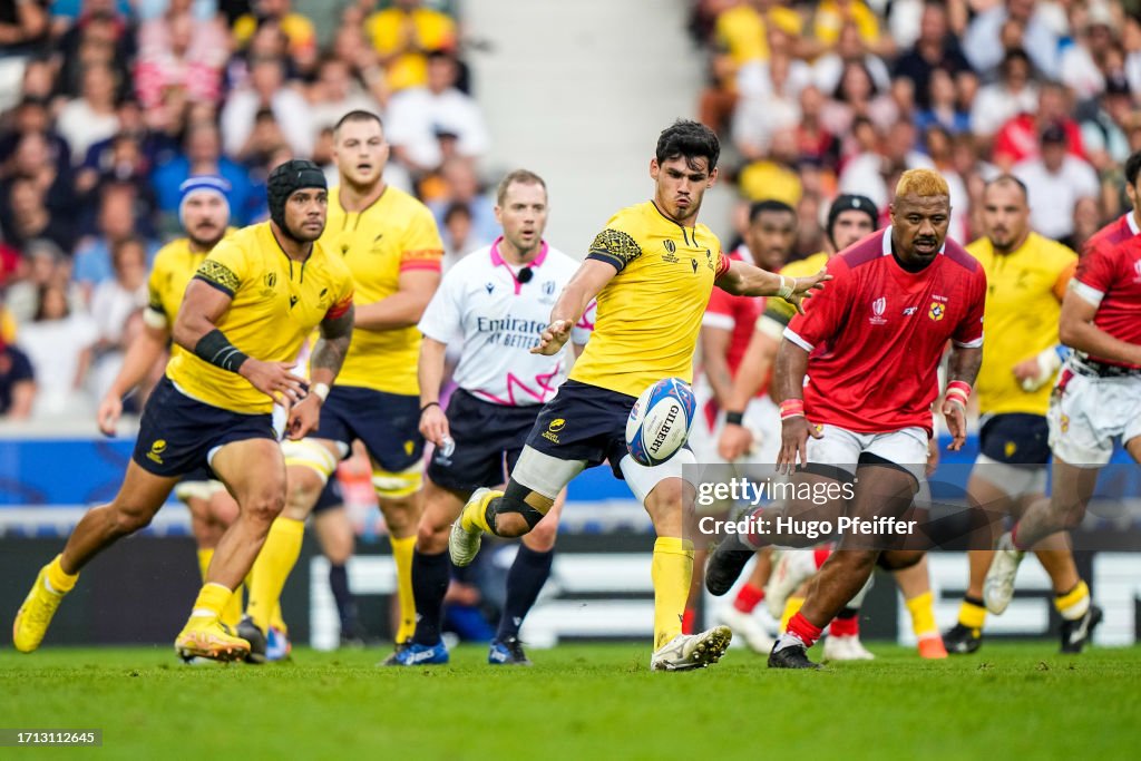 Romania Rugby Rwc Marius SIMONESCU of Romania during the 2023 Rugby World Cup Pool B ...