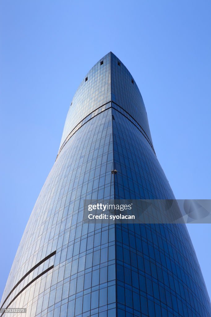Modern architectural building Flame towers