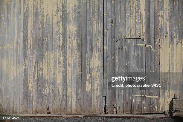 door in a barn wall - barn stock pictures, royalty-free photos & images