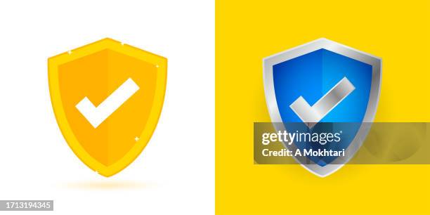 shield. - cyber-security-white-background stock illustrations
