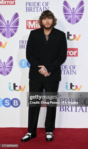 James Arthur arrives for the Pride of Britain Awards at the Grosvenor House Hotel, London. Picture date: Sunday October 8, 2023.