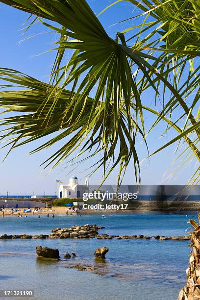 cyprus beach - ayia napa stock pictures, royalty-free photos & images