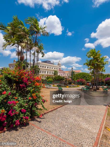 casco viejo in panama city-viertel - casco viejo stock-fotos und bilder