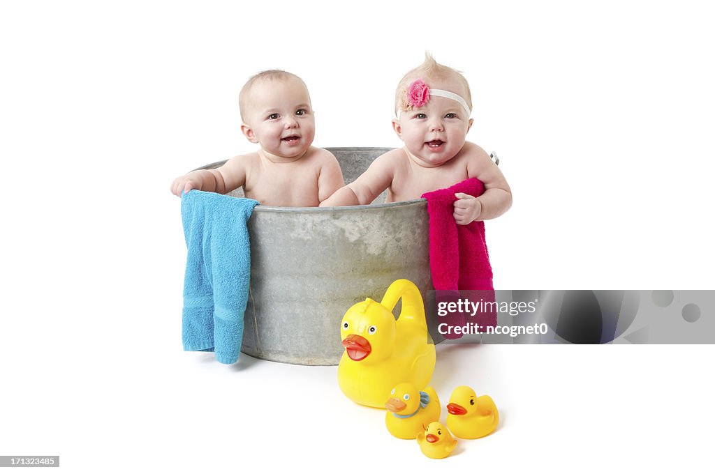 Bathing Twins