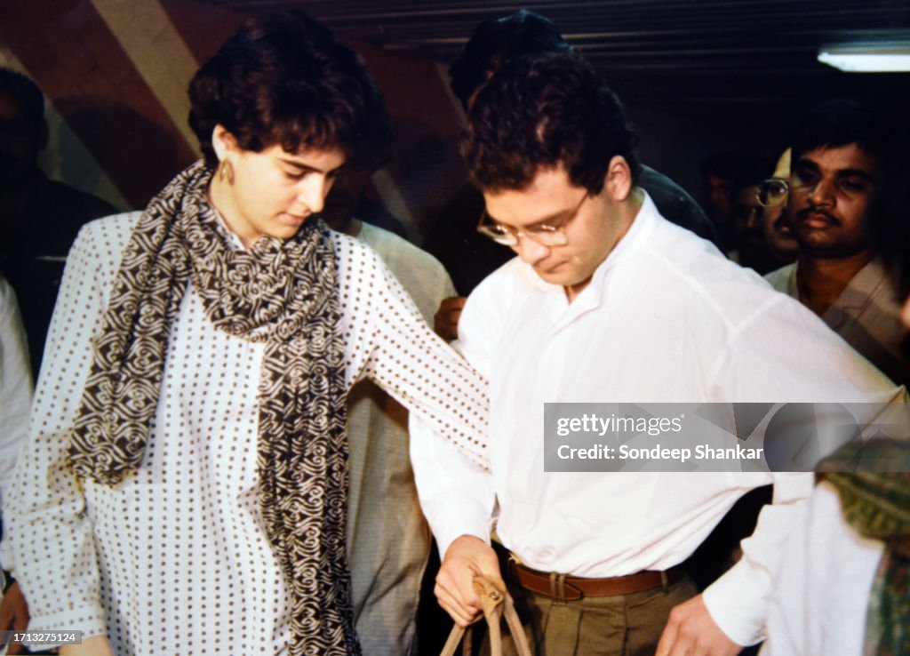 Priyanka and Rahul Gandhi