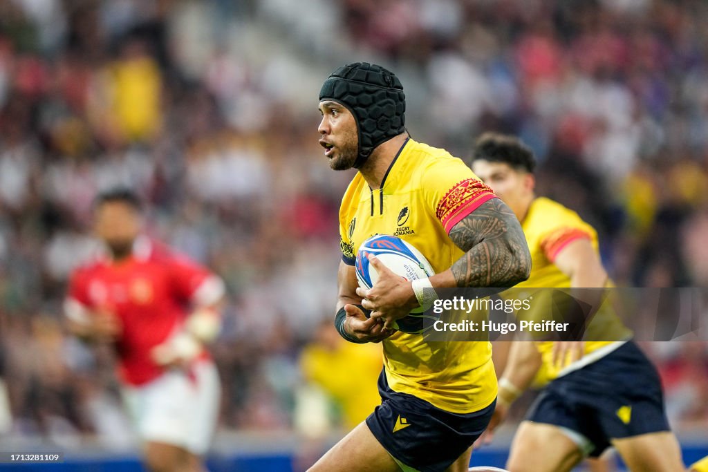 Romania Rugby Rwc Taliauli SIKUEA of Romania during the 2023 Rugby World Cup Pool B ...