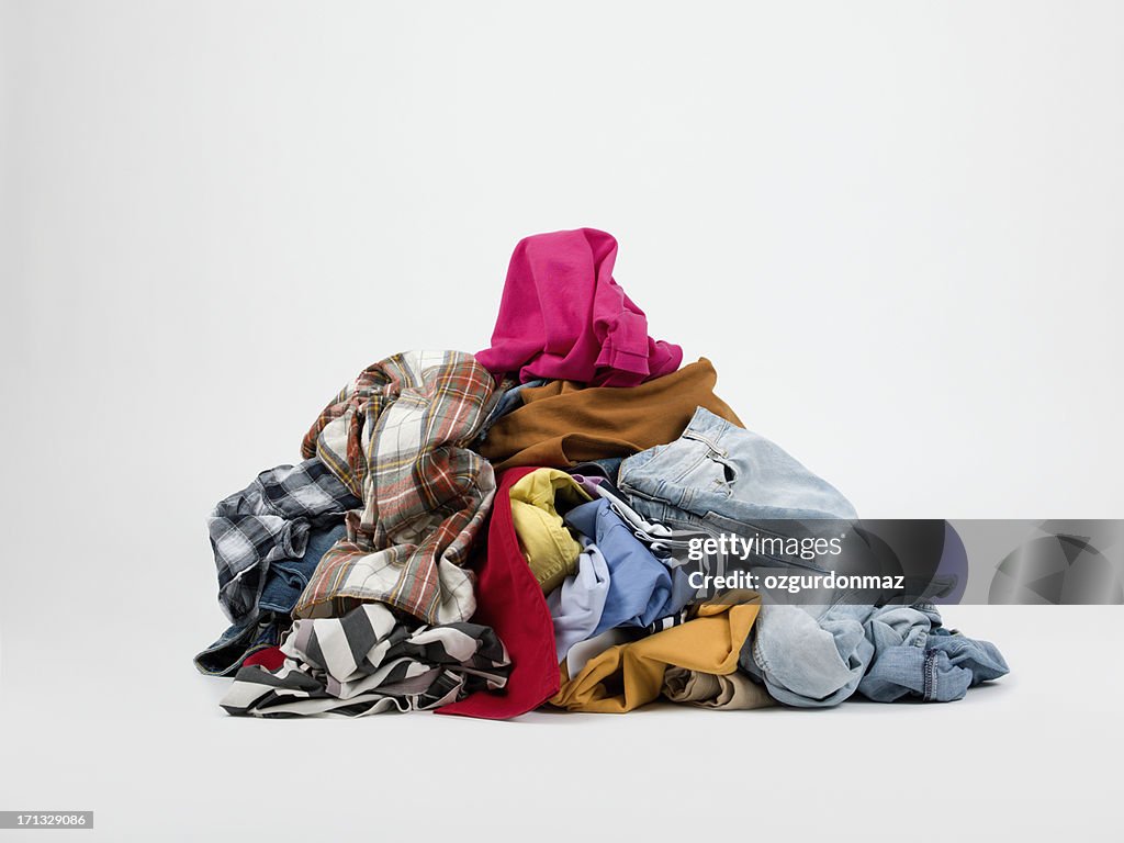 Pilhas de Roupas
