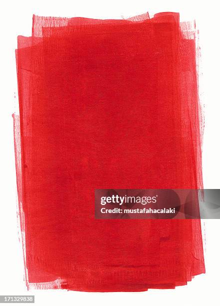 ilustraciones, imágenes clip art, dibujos animados e iconos de stock de papel pintado en rojo - pintura al óleo