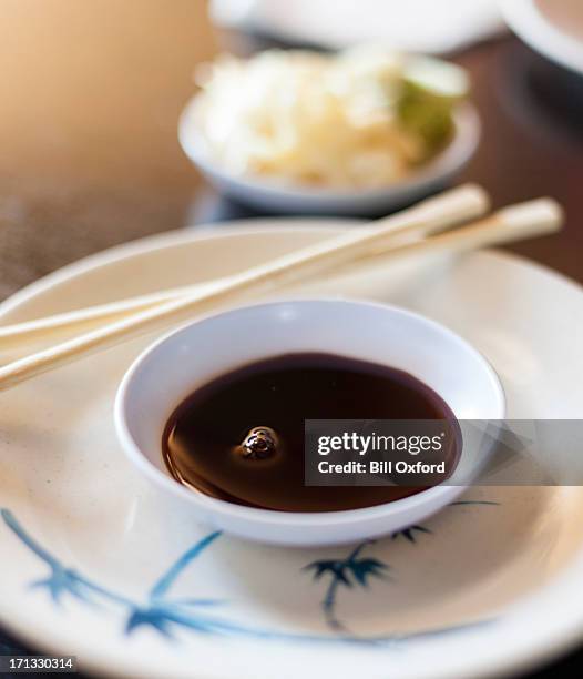 soy sauce - wasabi sauce stock pictures, royalty-free photos & images