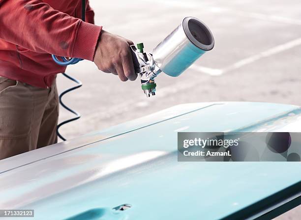 painting car parts - car paint stock pictures, royalty-free photos & images