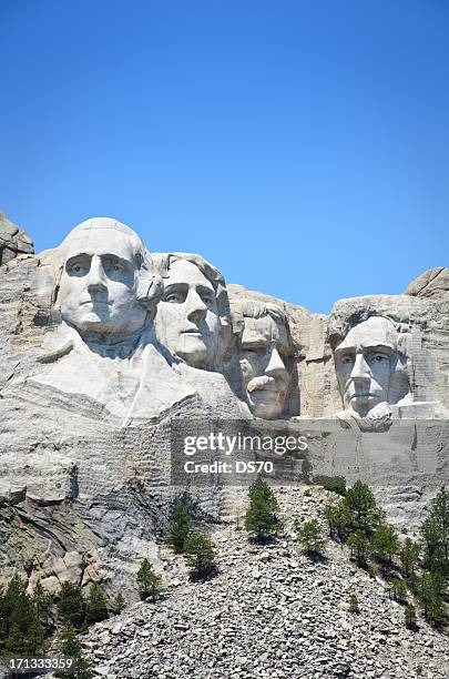 mount rushmore - mt rushmore national monument stock-fotos und bilder