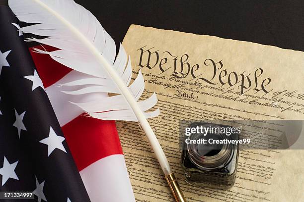 usa constitution - constitution stock pictures, royalty-free photos & images