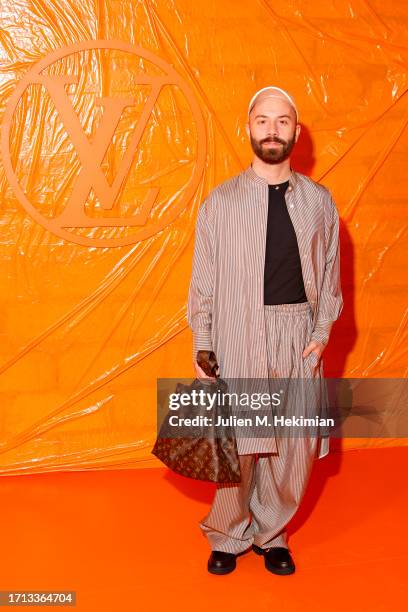 Woodkid attends the Louis Vuitton Womenswear Spring/Summer 2024 show as part of Paris Fashion Week on October 02, 2023 in Paris, France.