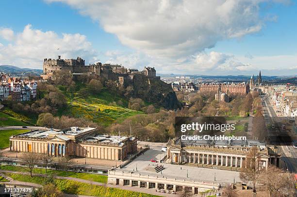 cidade de edimburgo, escócia - castelo de edimburgo - fotografias e filmes do acervo