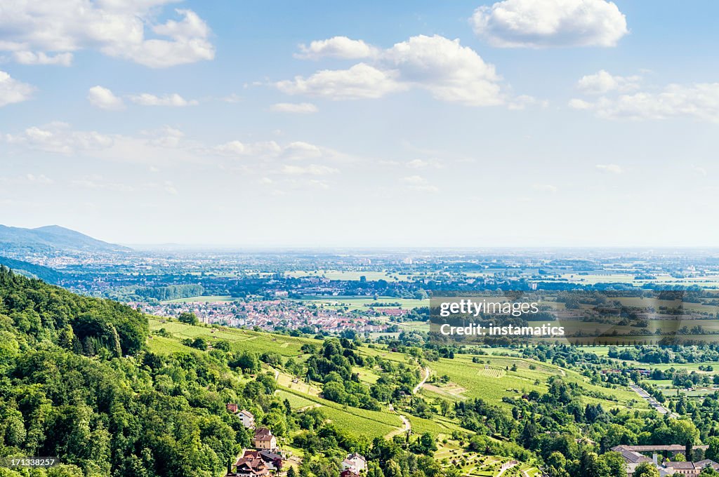 The beautiful Bergstrasse in Germany