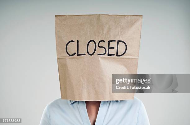 paper bag - closed stock pictures, royalty-free photos & images