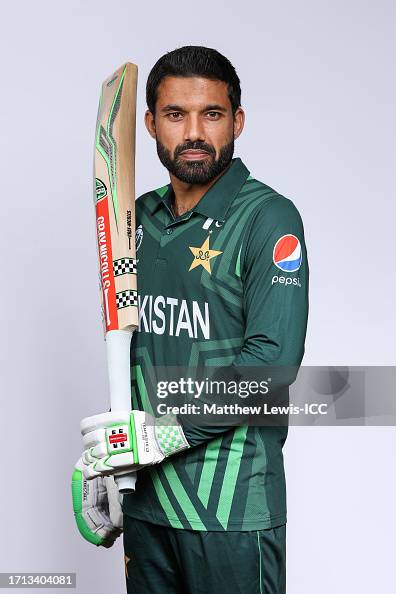 Pakistan Dpo Rizwan Mohammad Rizwan of Pakistan poses for a portrait ahead of the ICC ...