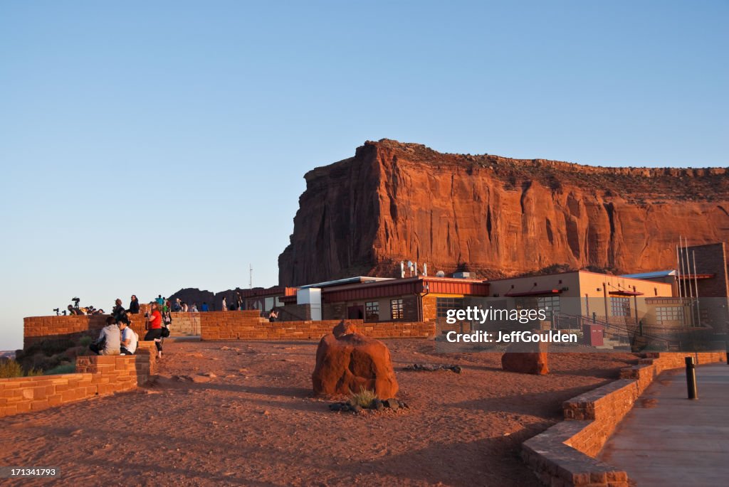 People at the Monument Valley Visitor Center