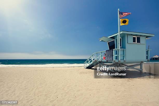 strandwächterhaus - kalifornien stock-fotos und bilder